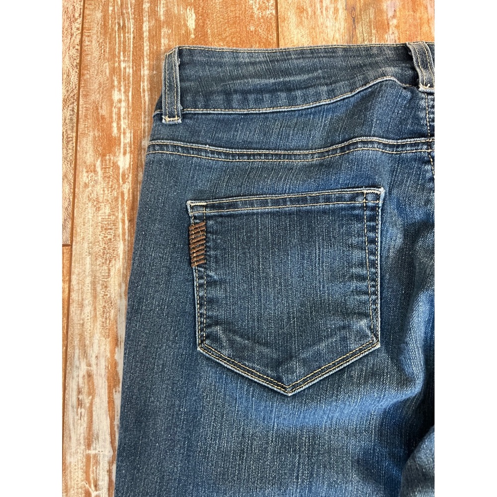Paige Hidden Hills Bootcut Jeans Women's 29 Dark Wash Mid Rise Stretch Denim - Picture 6 of 13